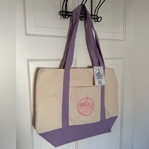 Trader Joe’s Pastel Lavender Canvas Tote Bag💜